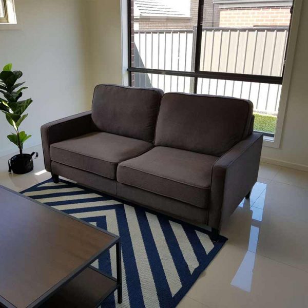 Apartment 2 Seater Fabric Lounge Suite 1 - Click on Rentals