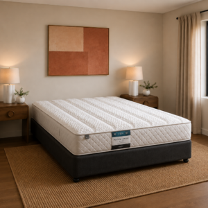 Queen Size Posture Support Deluxe Medium Mattress & Base