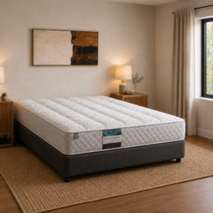 Double Bed Posture Support Deluxe Medium Mattress & Base
