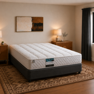 Double Bed Posture Support Deluxe Medium Mattress & Base