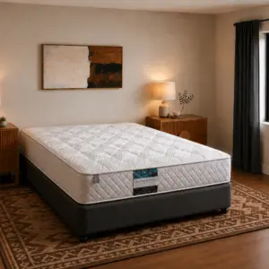 Double Bed Posture Support Deluxe Medium Mattress & Base