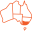 Australia Map Icon - Click on Rentals