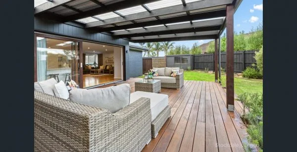 Avalon 3 Piece Outdoor Lounge with Chaise & Coffee Table - Image 3