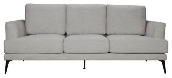 Lucie Linen 3 Sofa - Click On Rental