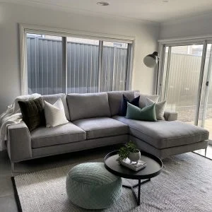 Summit 3 Seater Fabric Lounge Suite with RH Chaise