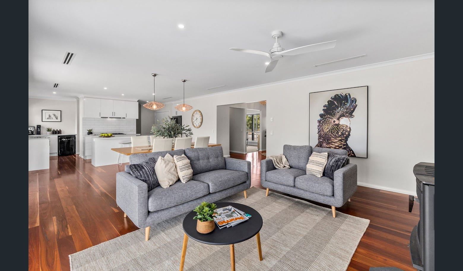 Sari 3 + 2 Seater Fabric Lounge Suite for Rent Melbourne