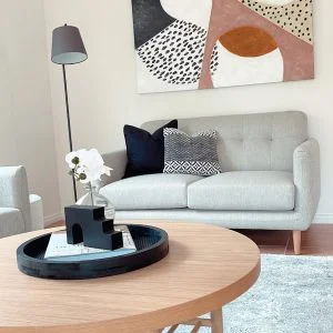 Tess 2 Seater Fabric Lounge Suite