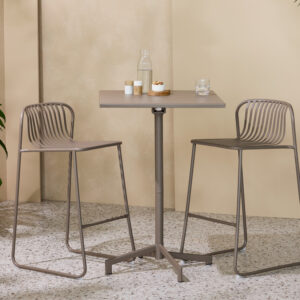 Swiss Outdoor Bar Table with Stools