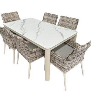 Lucas 7 Piece Outdoor Dining Setting